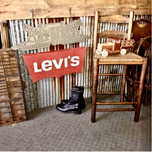 Levi’s Vintage Store Sign Vintage Antique - Picture 8 of 16